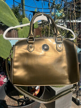 Gold metallic purse